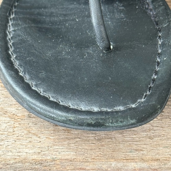 ✨Tory Burch Miller black leather sandal size 8.5 A30 - Picture 6 of 12